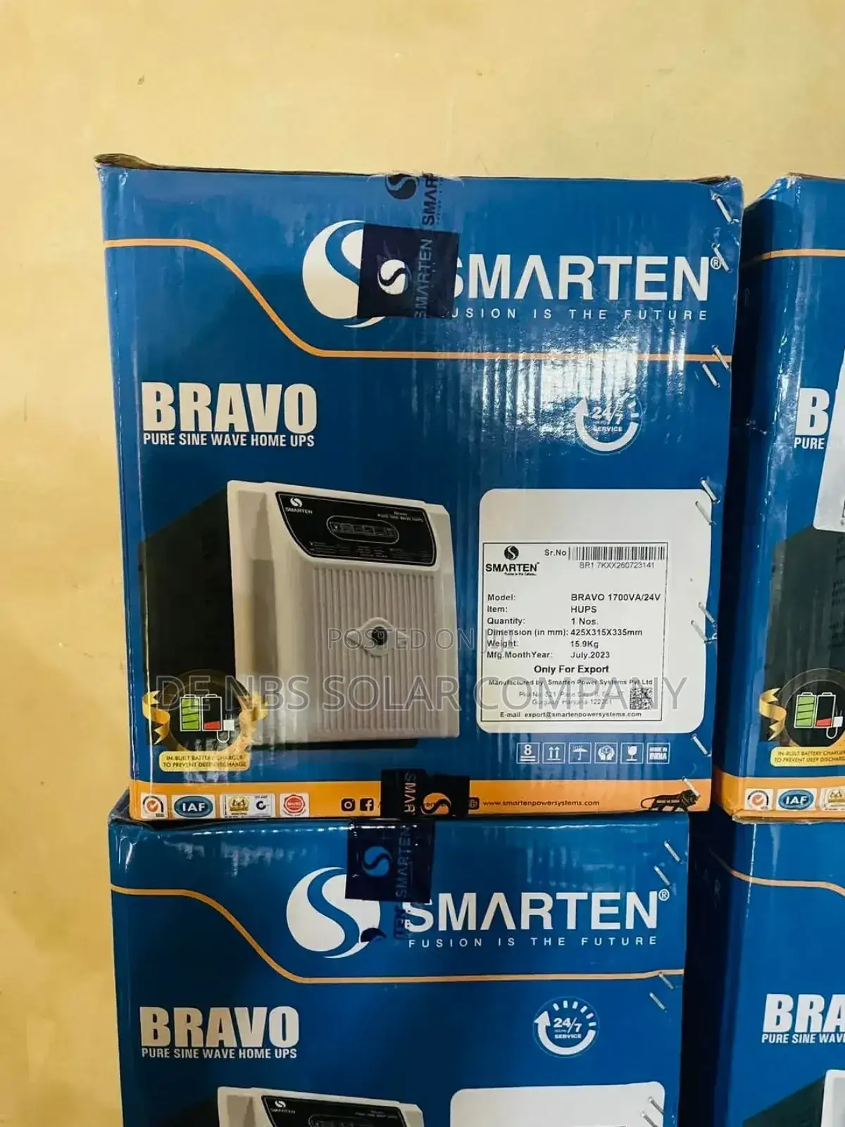 1.7kva 24v Smarten India Inverter Available Now
