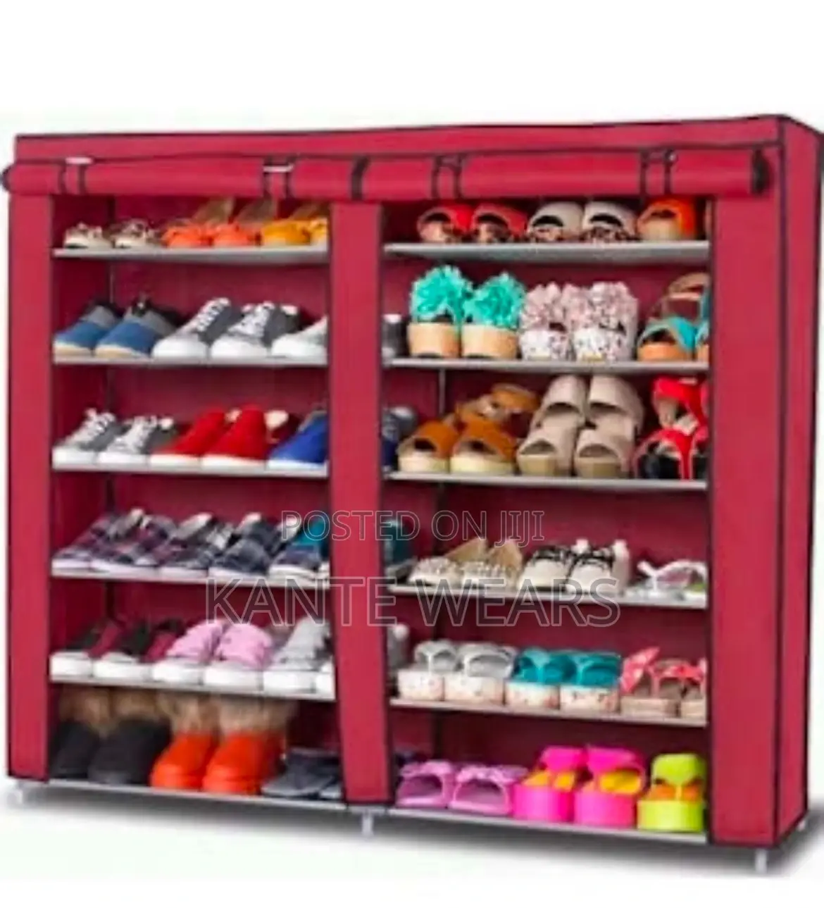 6 Layers Double Shoe Rack