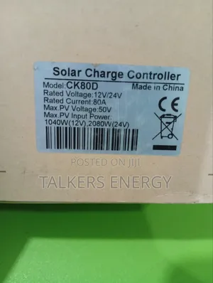 Solar Charge Controller PWM 12v/24v 80a (Ck) Series