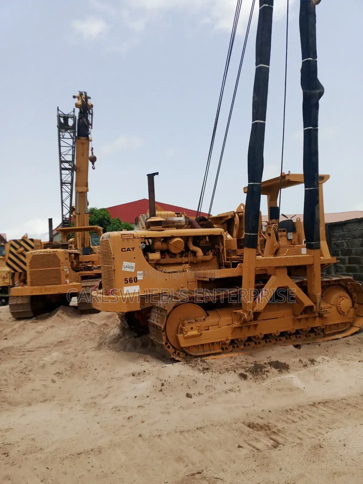 Foreign Used Caterpillar Pipe Layer.