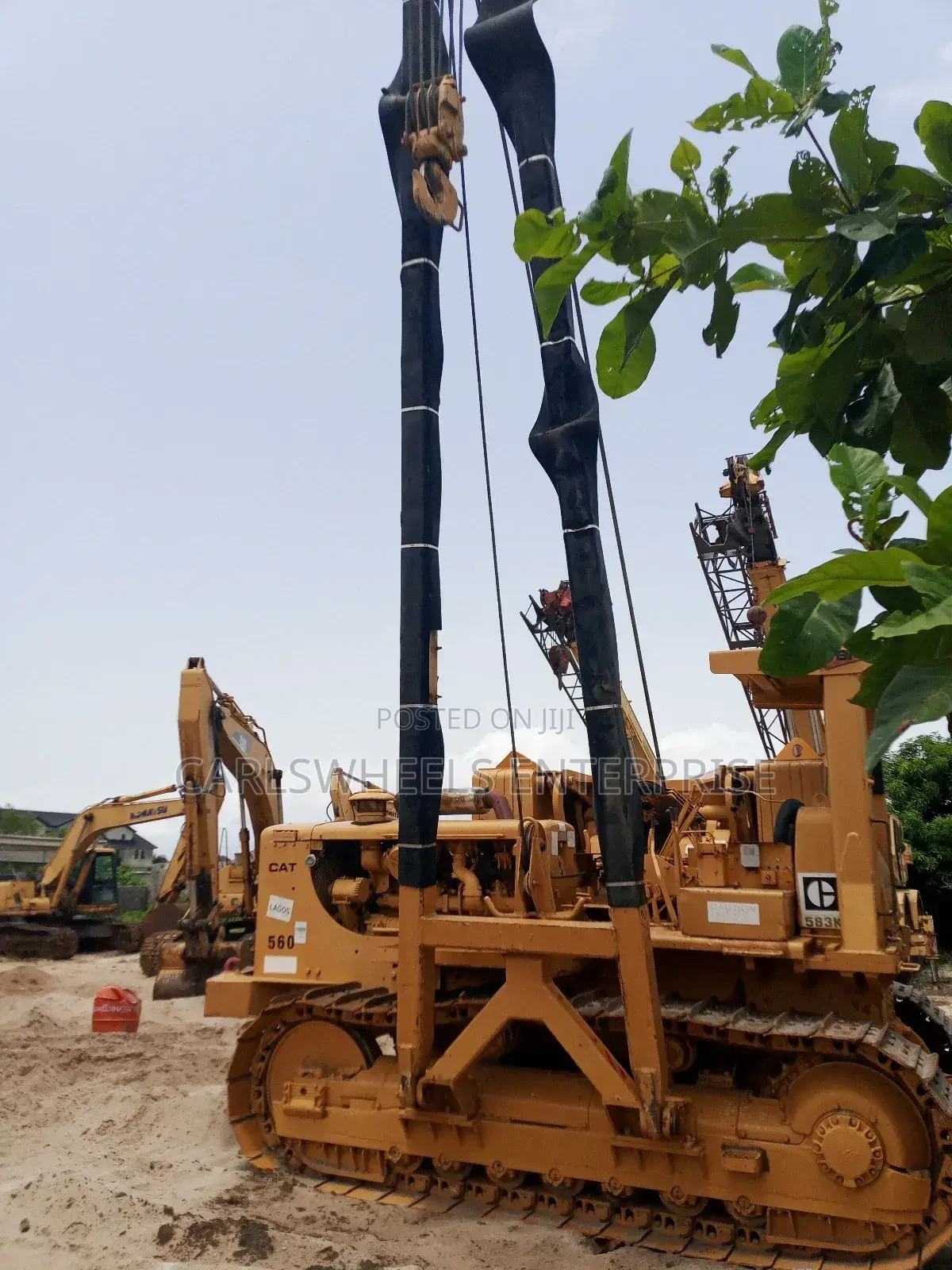 Foreign Used Caterpillar Pipe Layer.