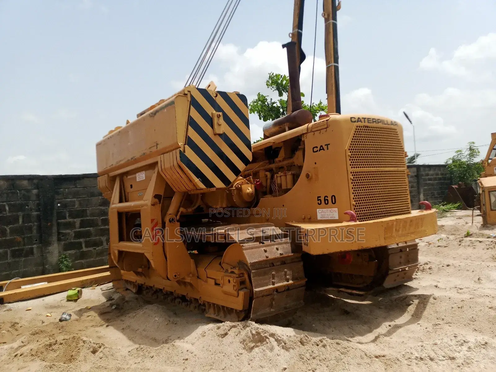 Foreign Used Caterpillar Pipe Layer.