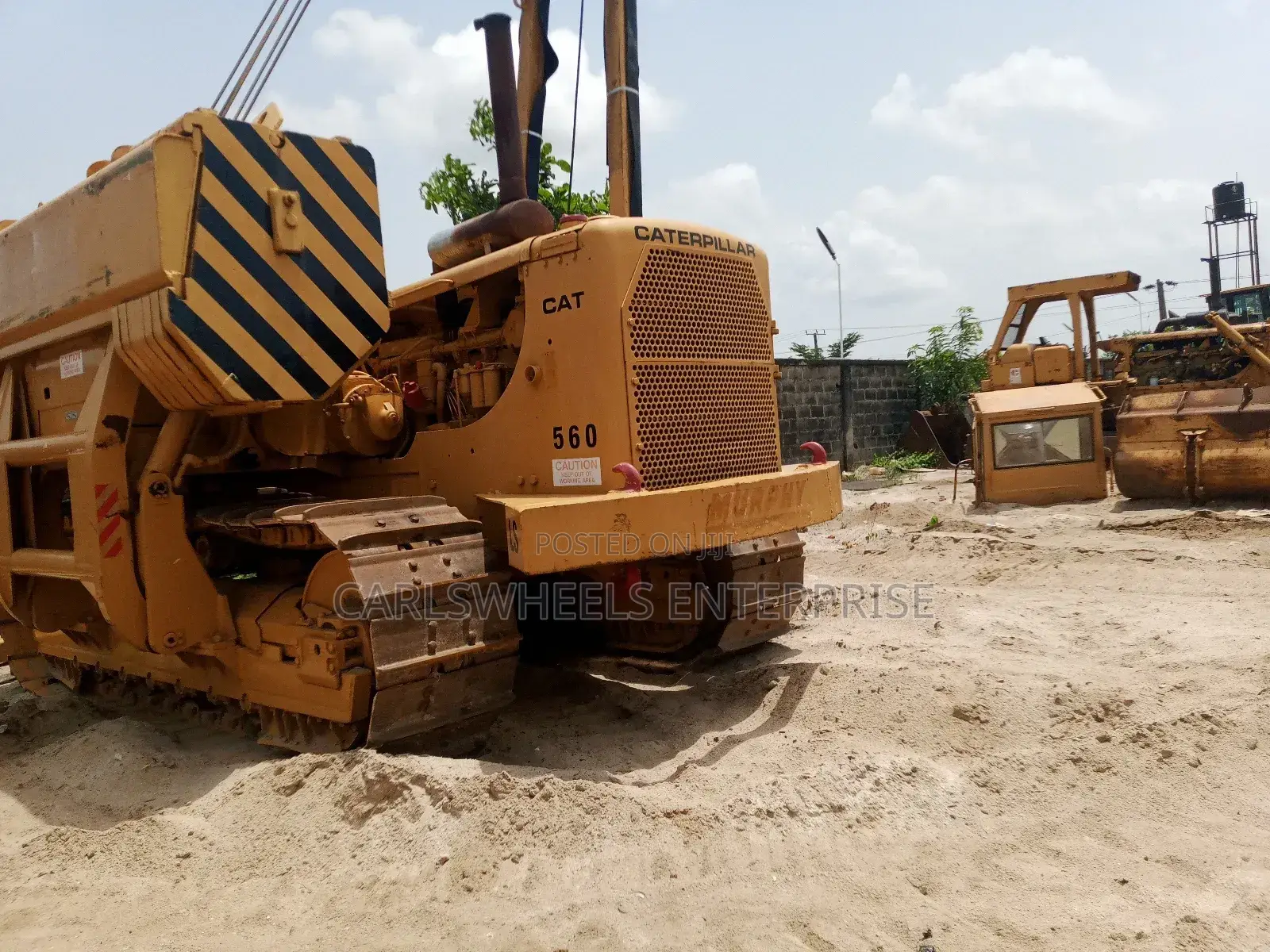 Foreign Used Caterpillar Pipe Layer.