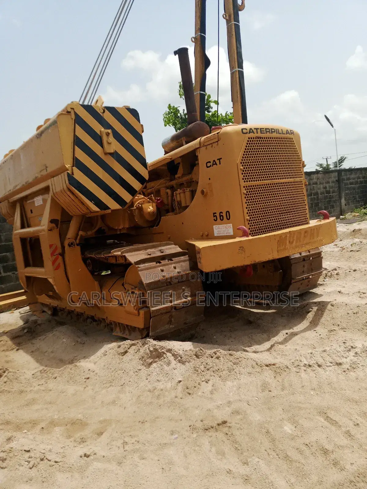 Foreign Used Caterpillar Pipe Layer.