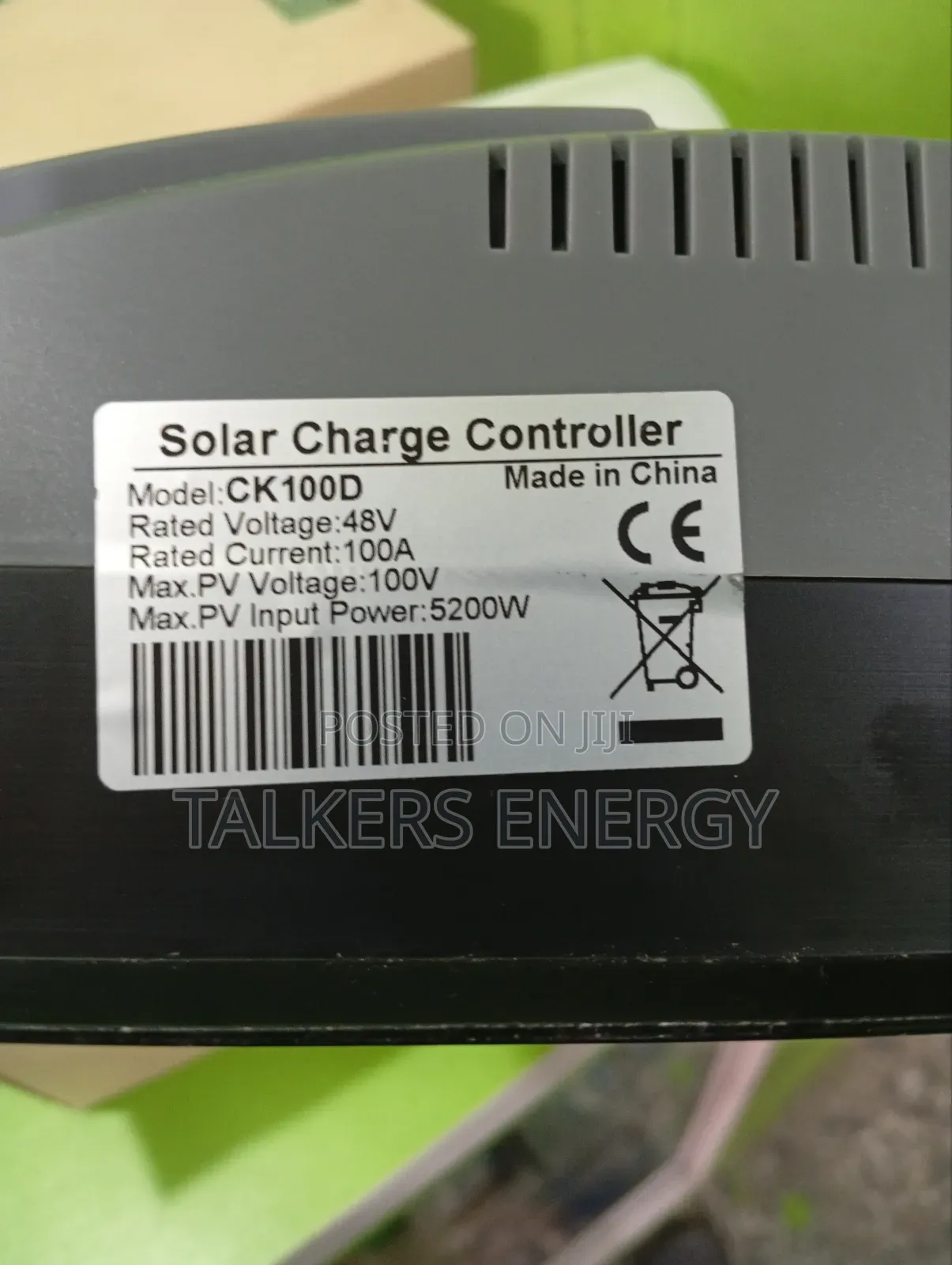 Solar Charge Controller PWM 48v 100a (Ck) Series