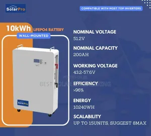 10kwh Lithium Battery (Solarpro)
