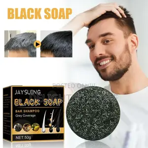 Jaysuing Black Thick Strengthening Hair Care Soap