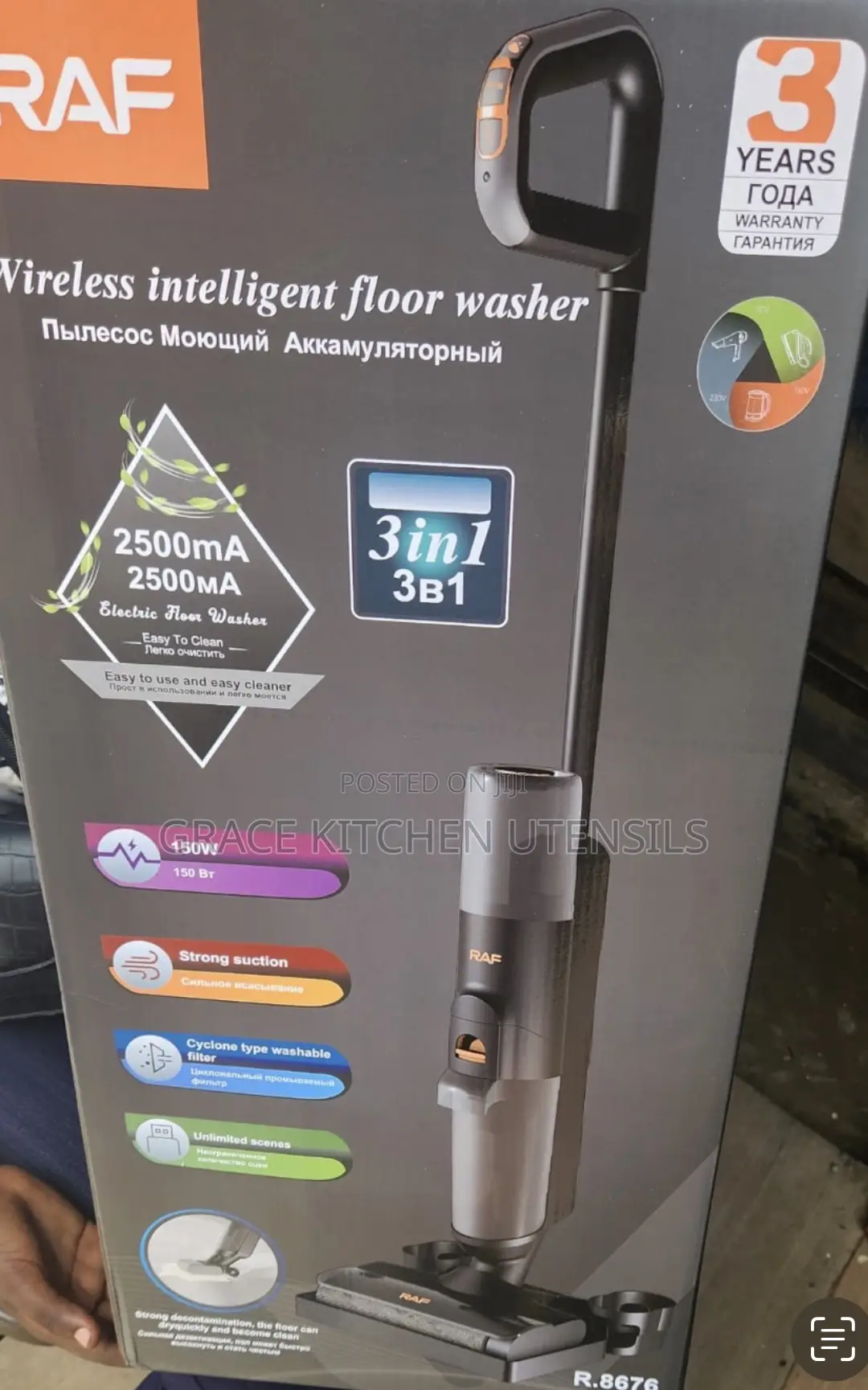 Raf Vireless Intelligent Floor Washer