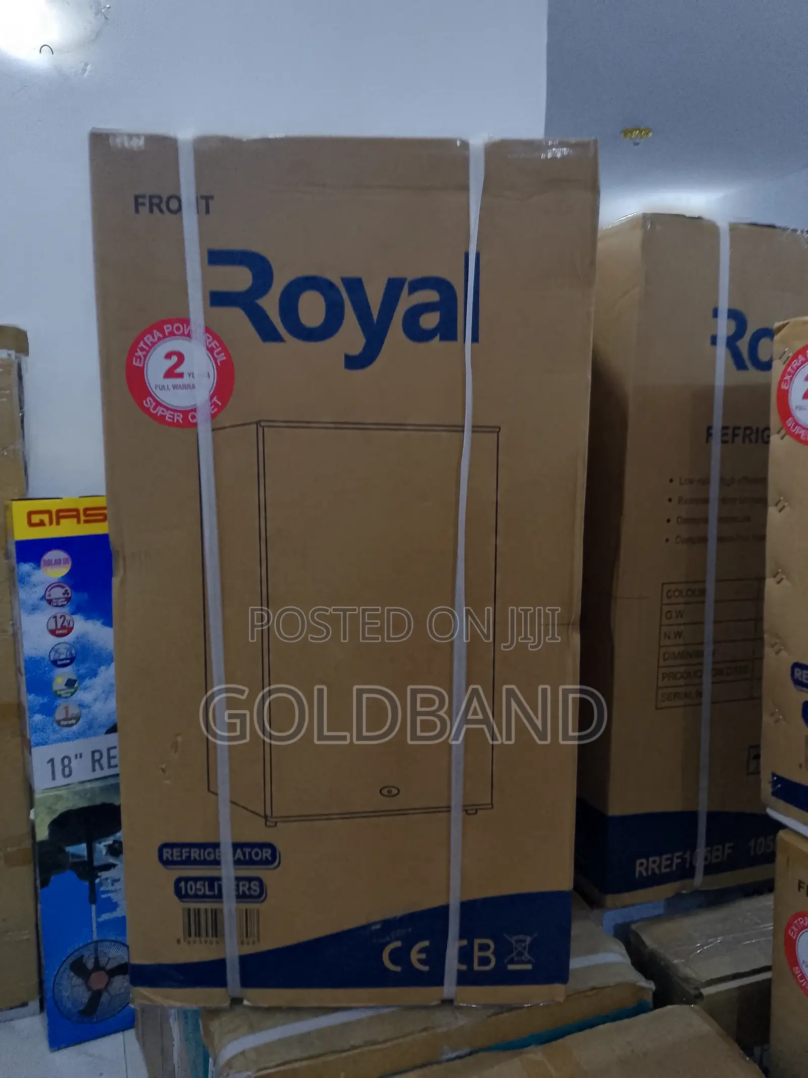 Royal 90l Single Door Refrigerator With Lock RBC-100