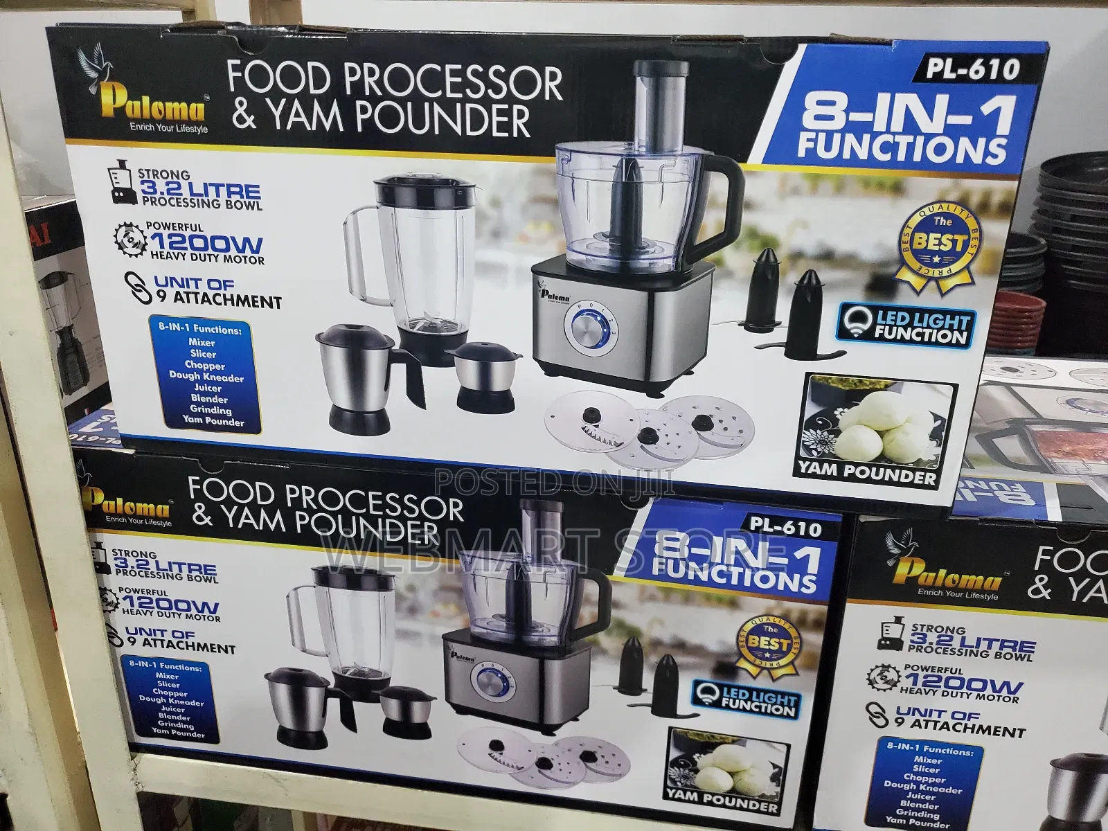 Food Processor and Yam Pounder