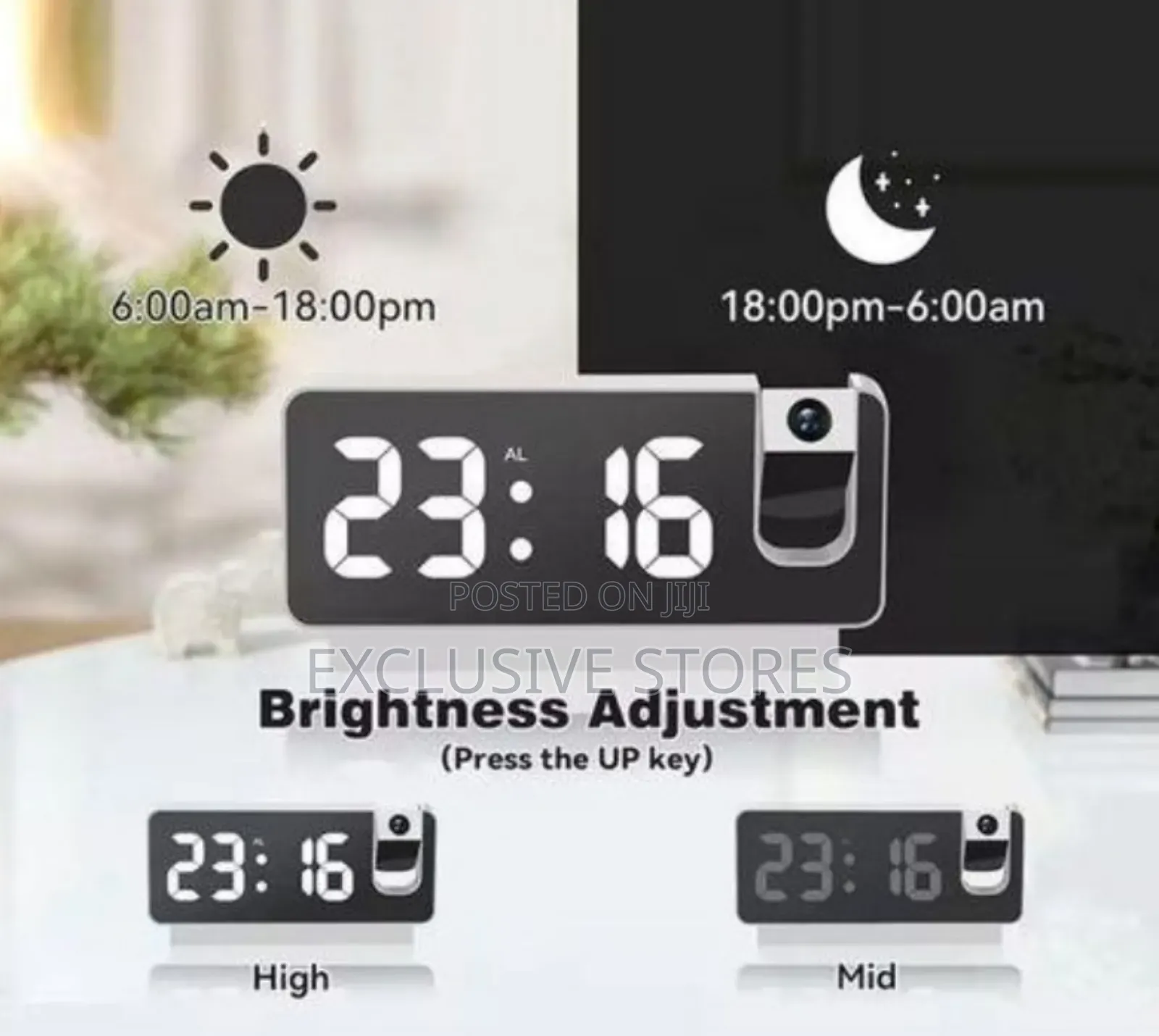 Projection Digital Clock