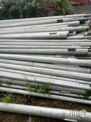 8 Meter Galvanized Solar Street Light Poles (NDDC) Specification