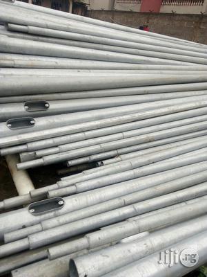 8 Meter Galvanized Solar Street Light Poles (NDDC) Specification