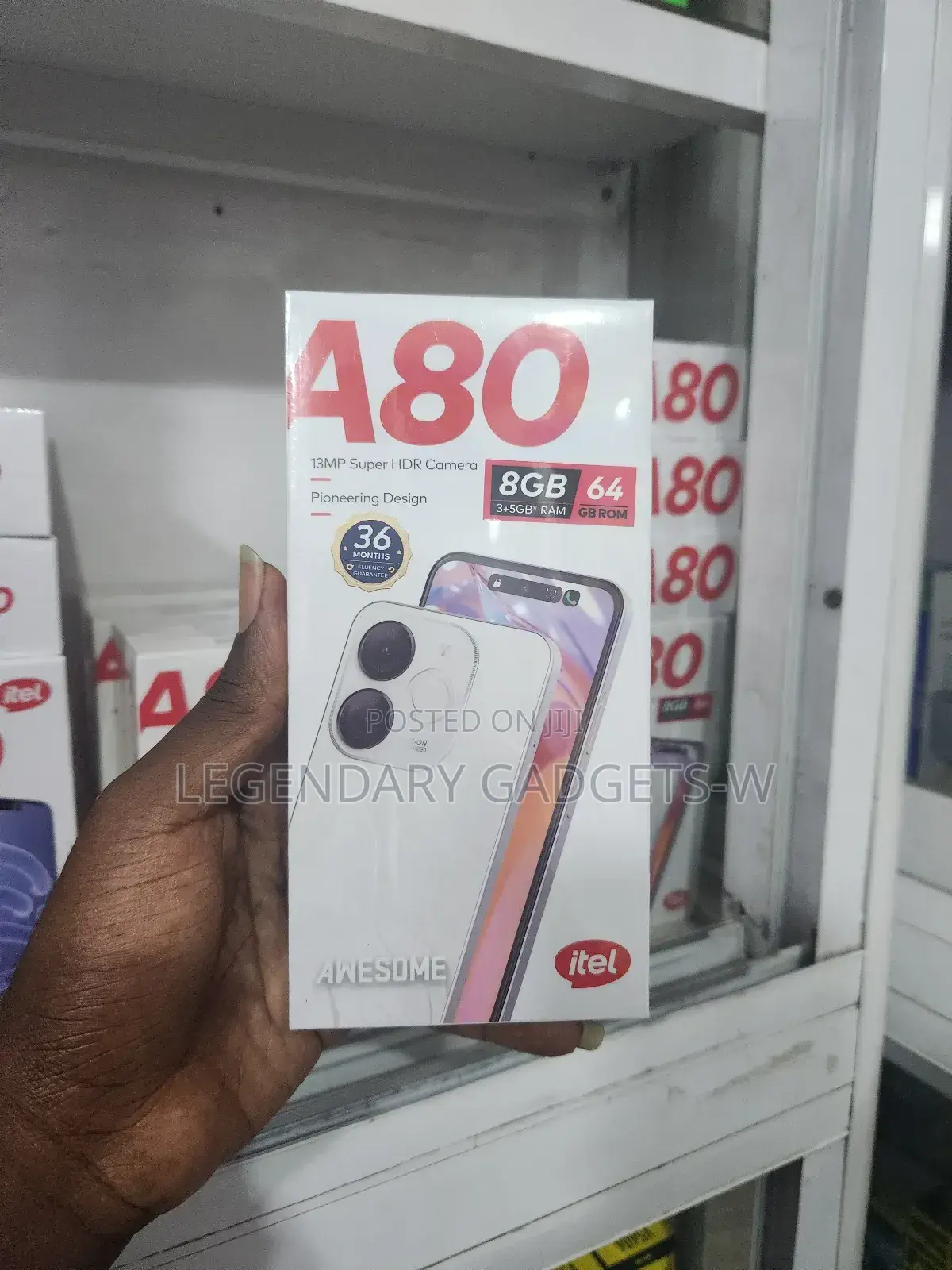 New Itel A80 64 GB Black