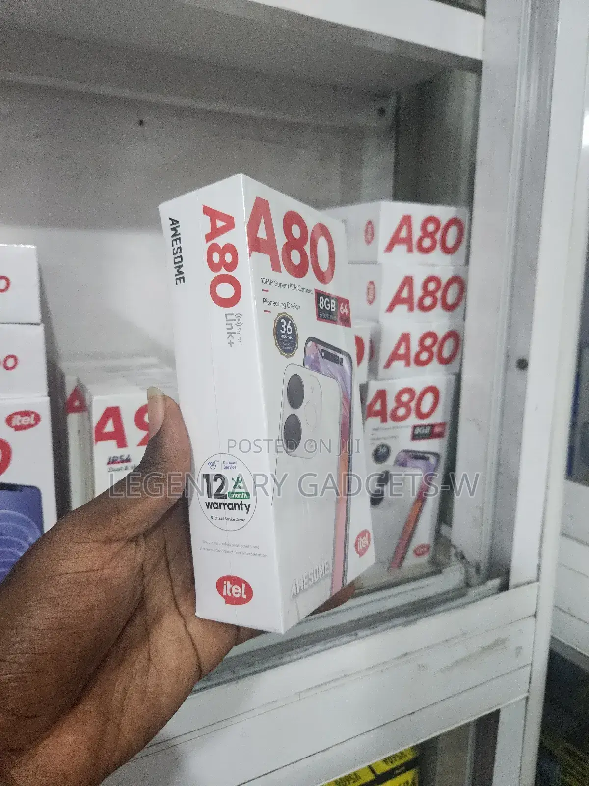 New Itel A80 64 GB Black
