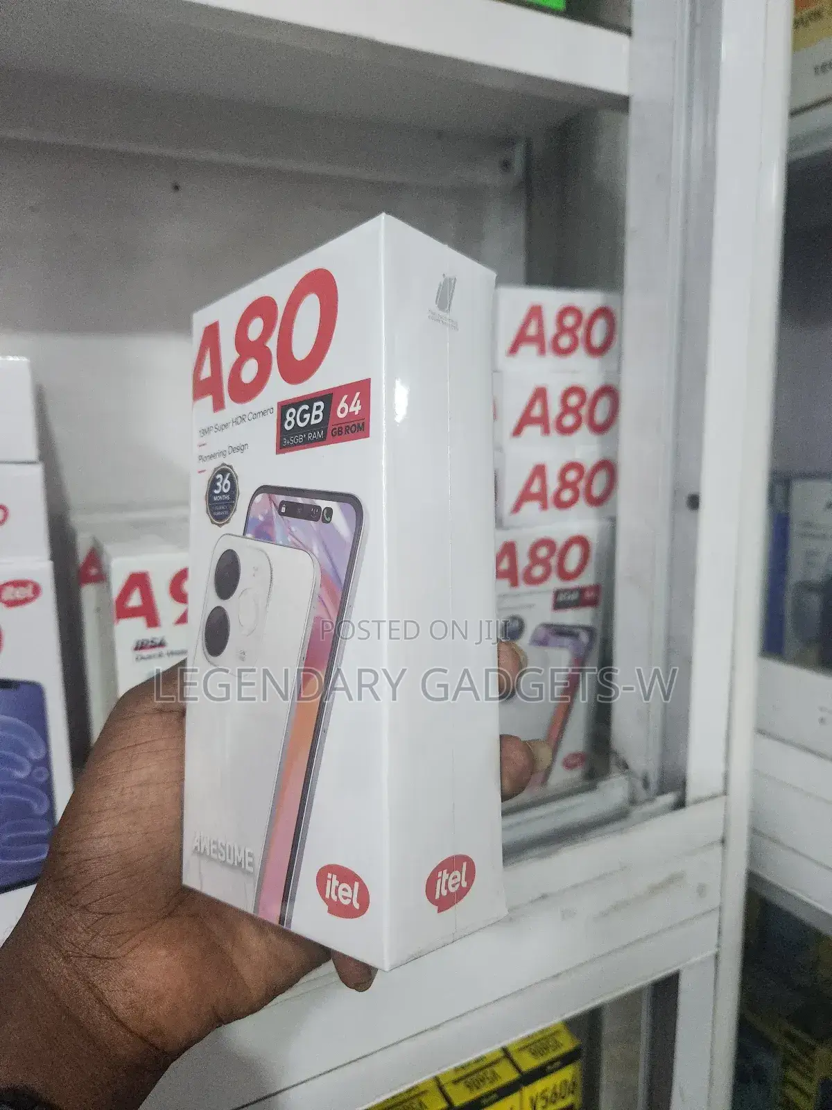 New Itel A80 64 GB Black