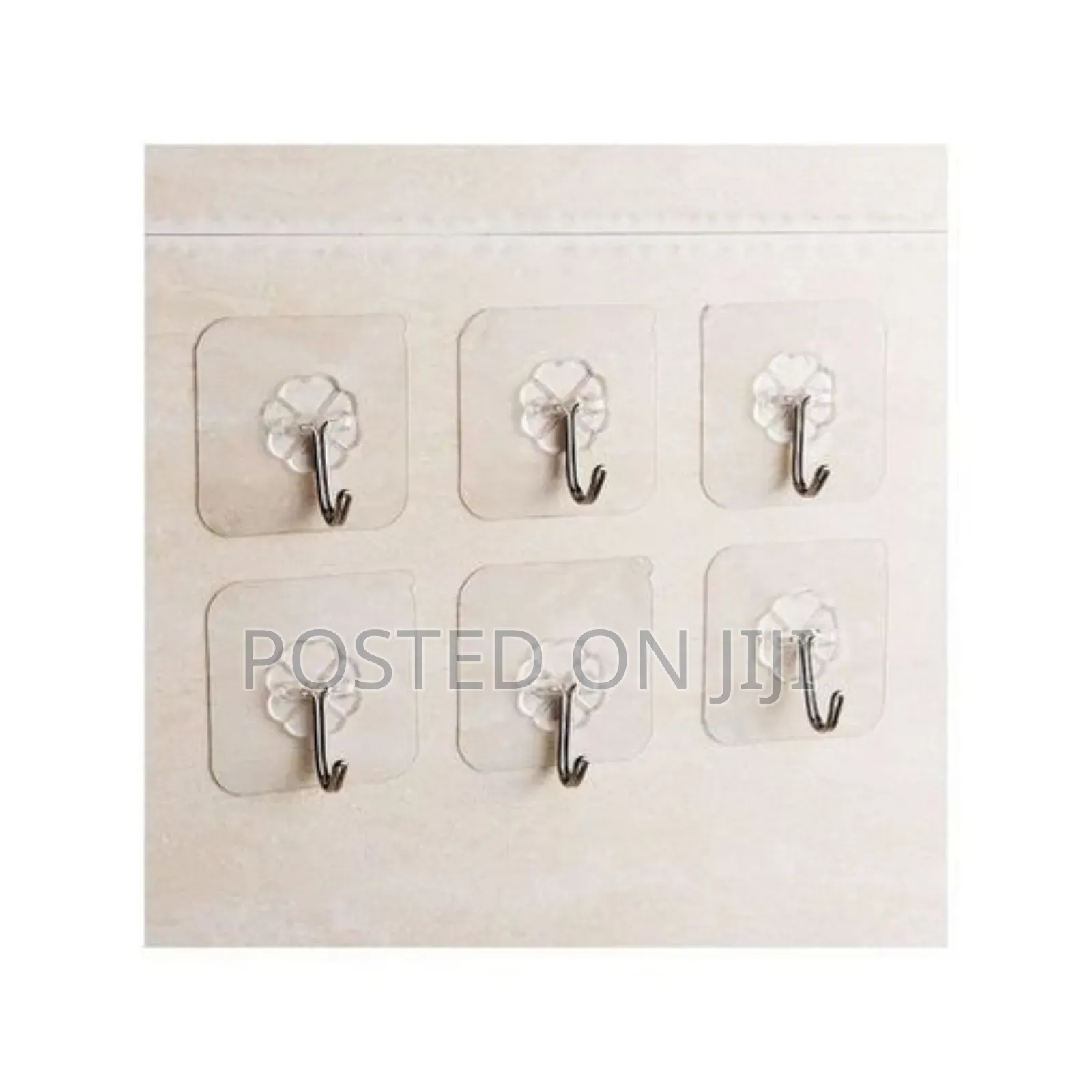 Adhesive Wall Hooks - 12pcs