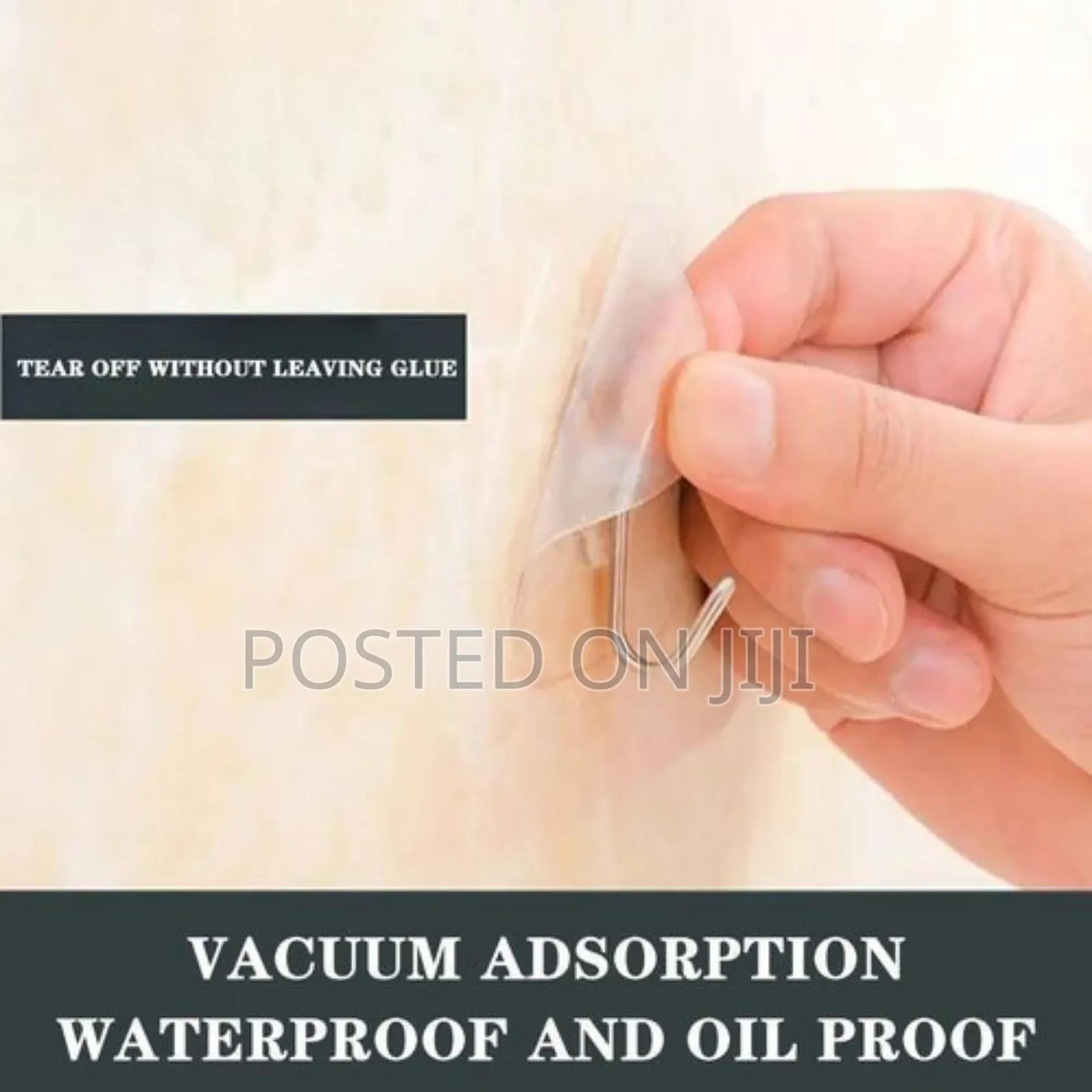 Adhesive Wall Hooks - 12pcs