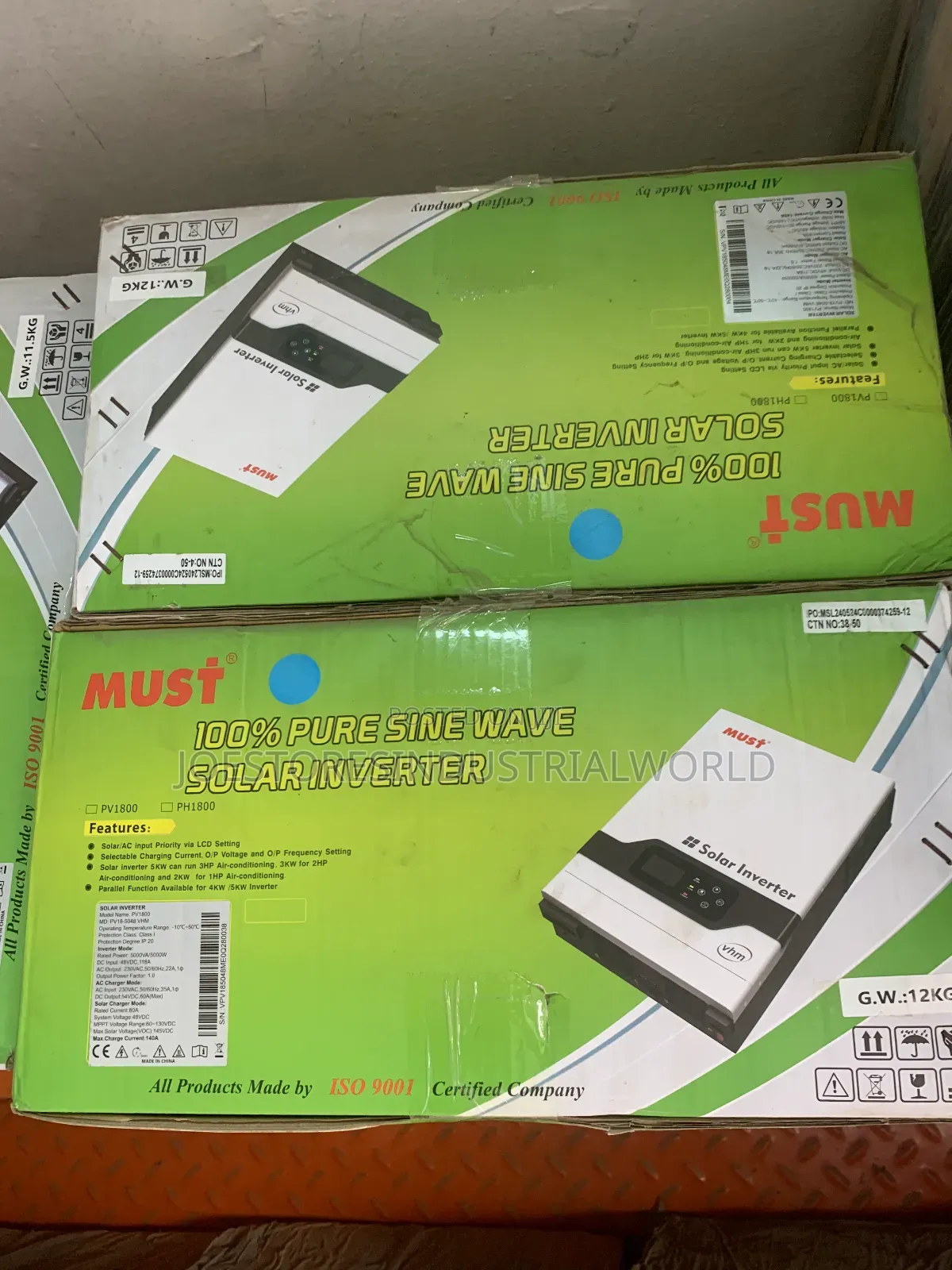 Must Solar Inverter 5kva With Inbuilt MPPT Controller 80a