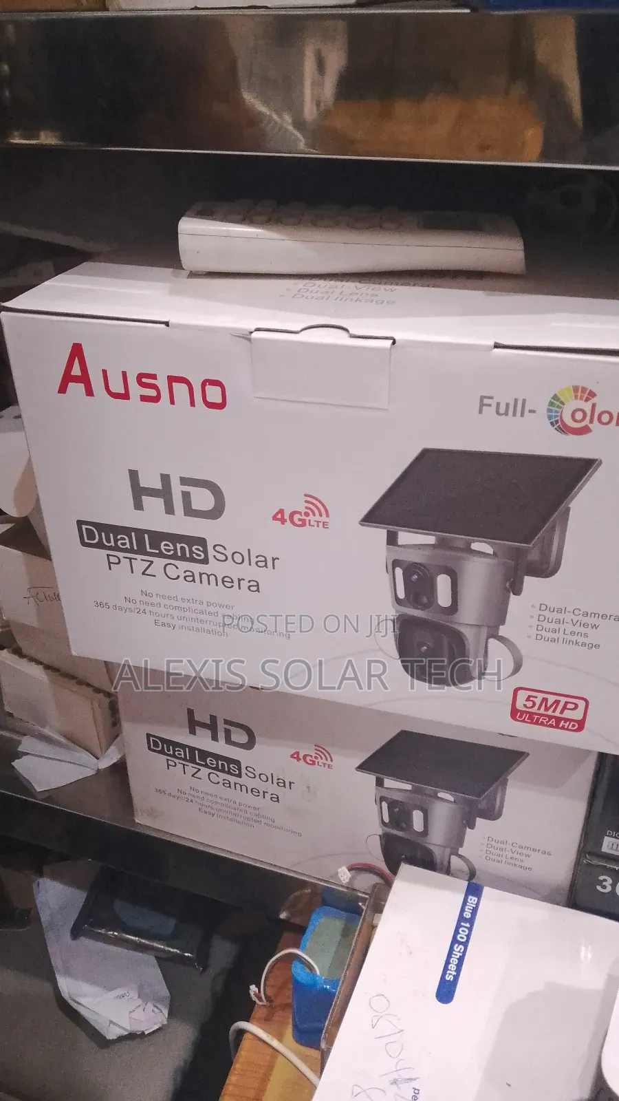 Dual Lens 5mp Ubox Solar Camera