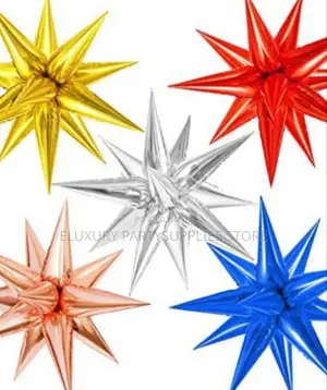 Star Burst Foil Balloon