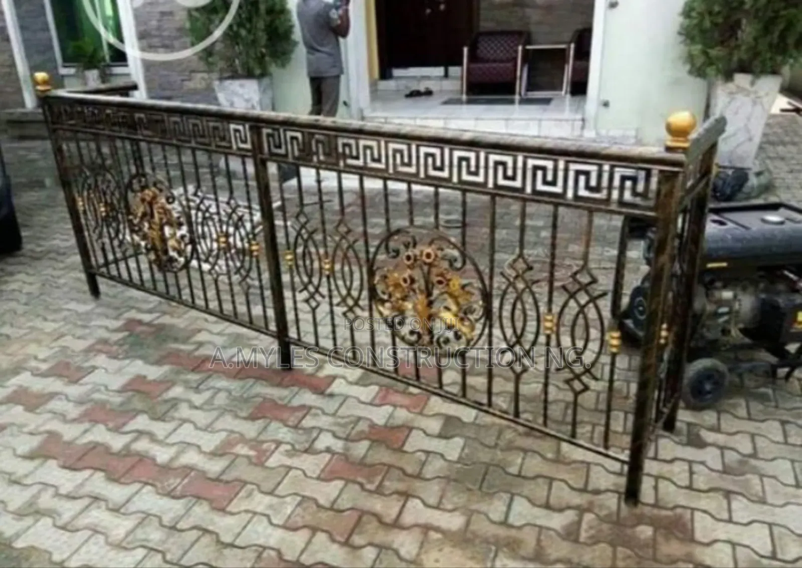 England Wrought Iron Handrail