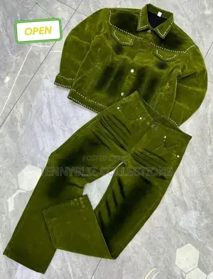 Latest Luxury Lime Distressed Suede Ensemble Combo