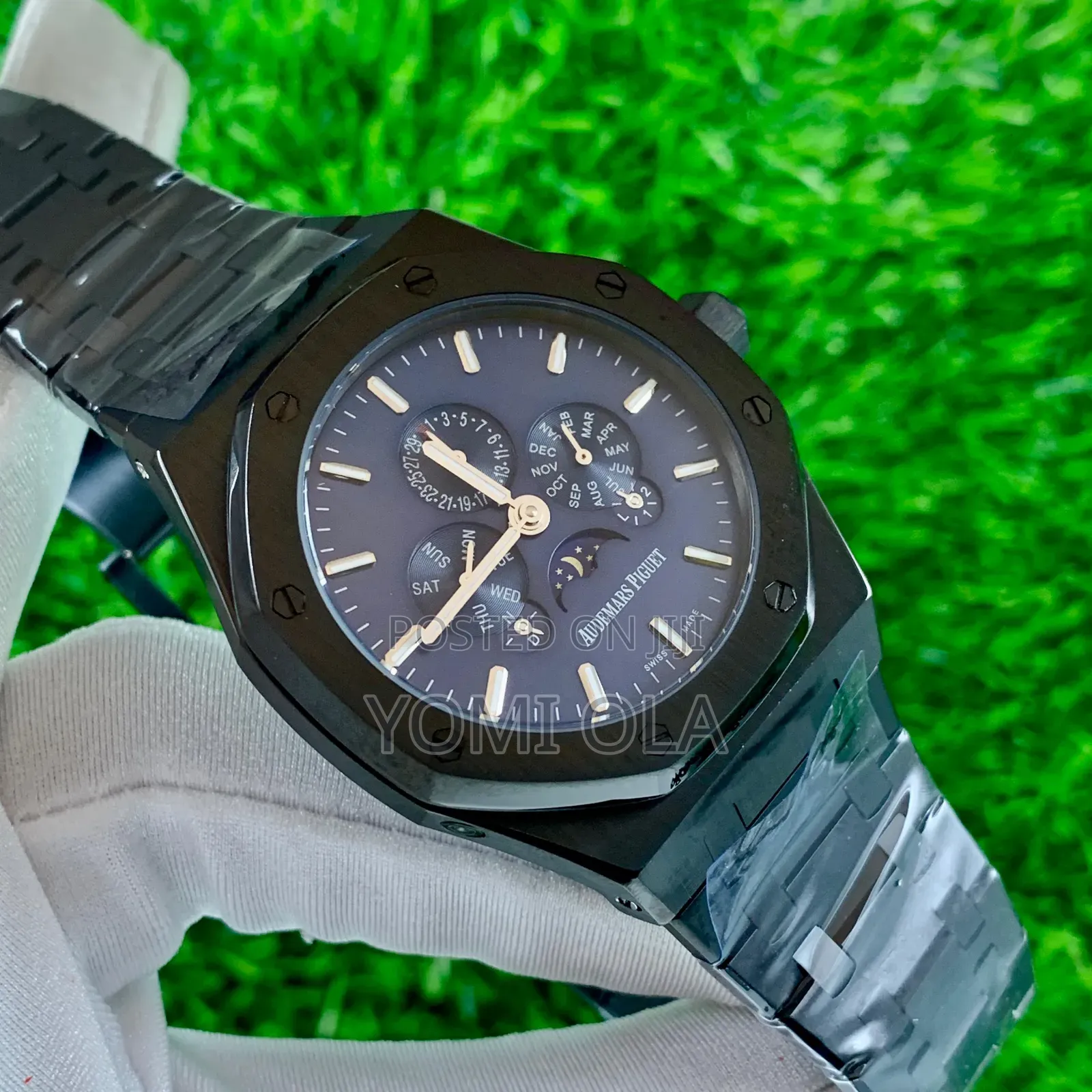 Audemars Piguet Royal Blue Dial Mechanical Wristwatch