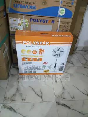 Polystar 18-Inch Rechargeable Fan - PVKL-5018wb