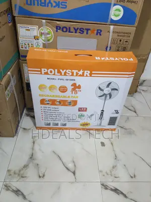 Polystar PVKL-5018wb 18-Inch Rechargeable Standing Fan