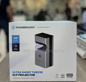 Powerology 120" Ultra Short Throw DLP Projector 350 Ansi