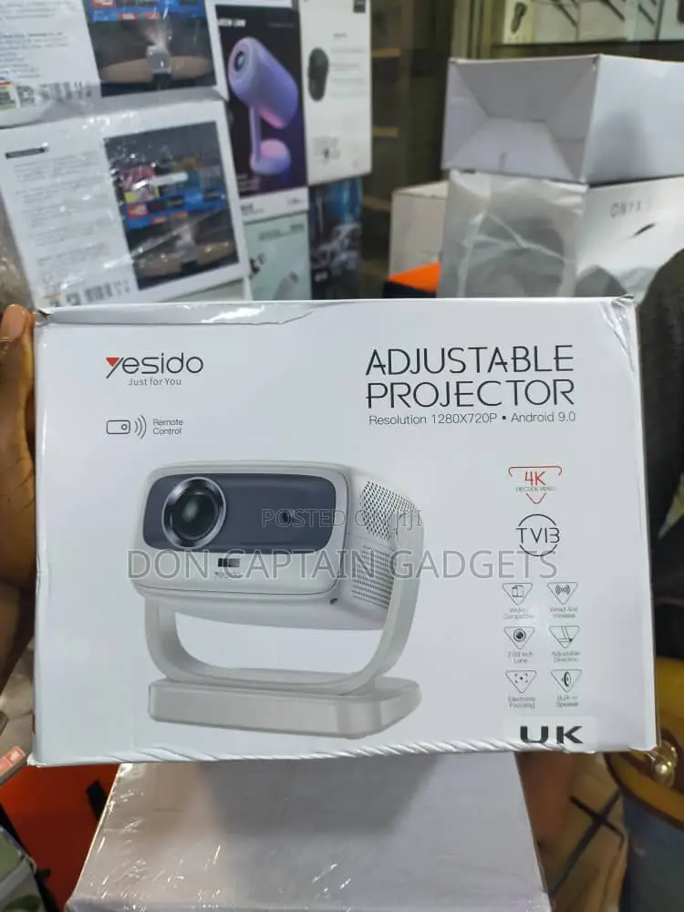 Yesido Adjustable Projector Android 9.0 