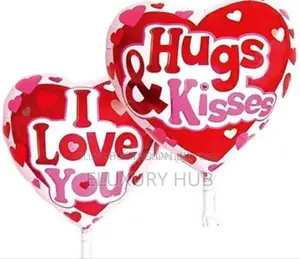 Hug And Kisses Foil Balloon