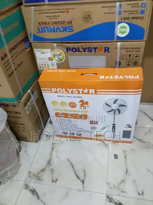 Polystar Rechargeable Fan 18-Inch With Solar Compatibility