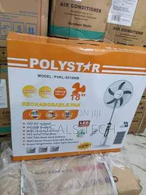 PVKL-5018wb Rechargeable Fan - Polystar"S Reliable Cooling