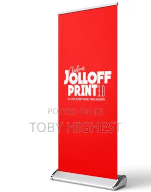 Roll Up Banner Stand New