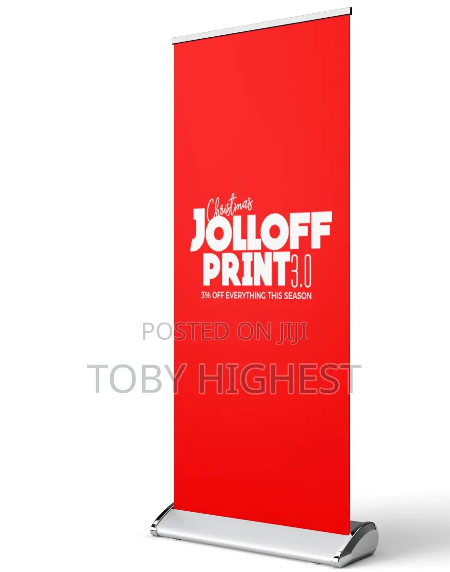 Roll Up Banner Stand New