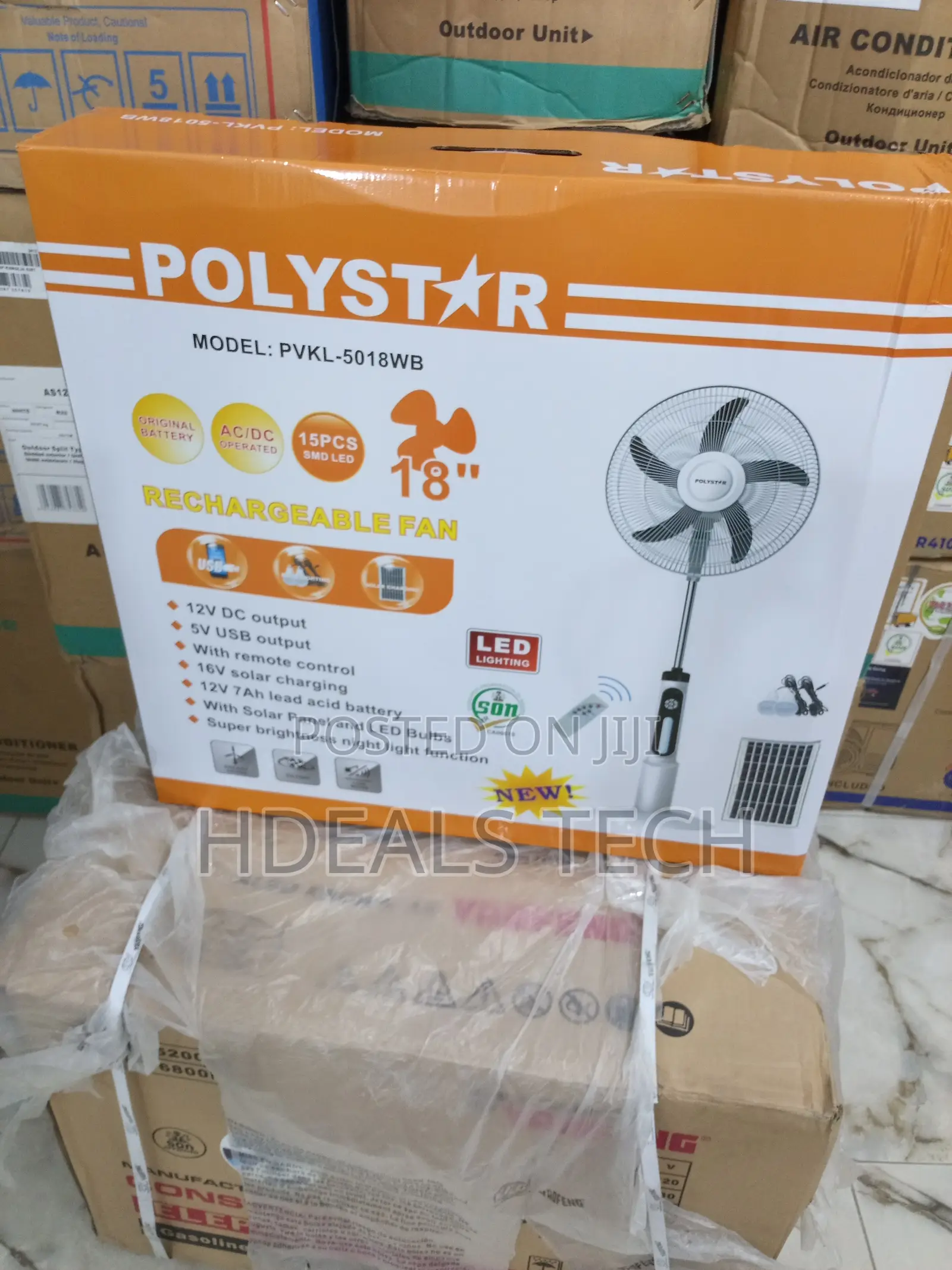 All-Day Comfort - Polystar 18' Long-Lasting Fan