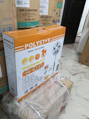 PVKL-5018wb Polystar Fan - 18" With Led Remote