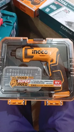 8v Cordless Screwdriver With 17pcs Accessories