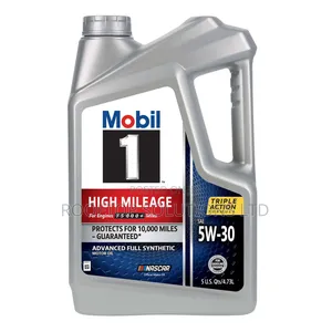 Mobil 1 High Mileage Full Synthetic Oil 5w-30 5qt (1pack)