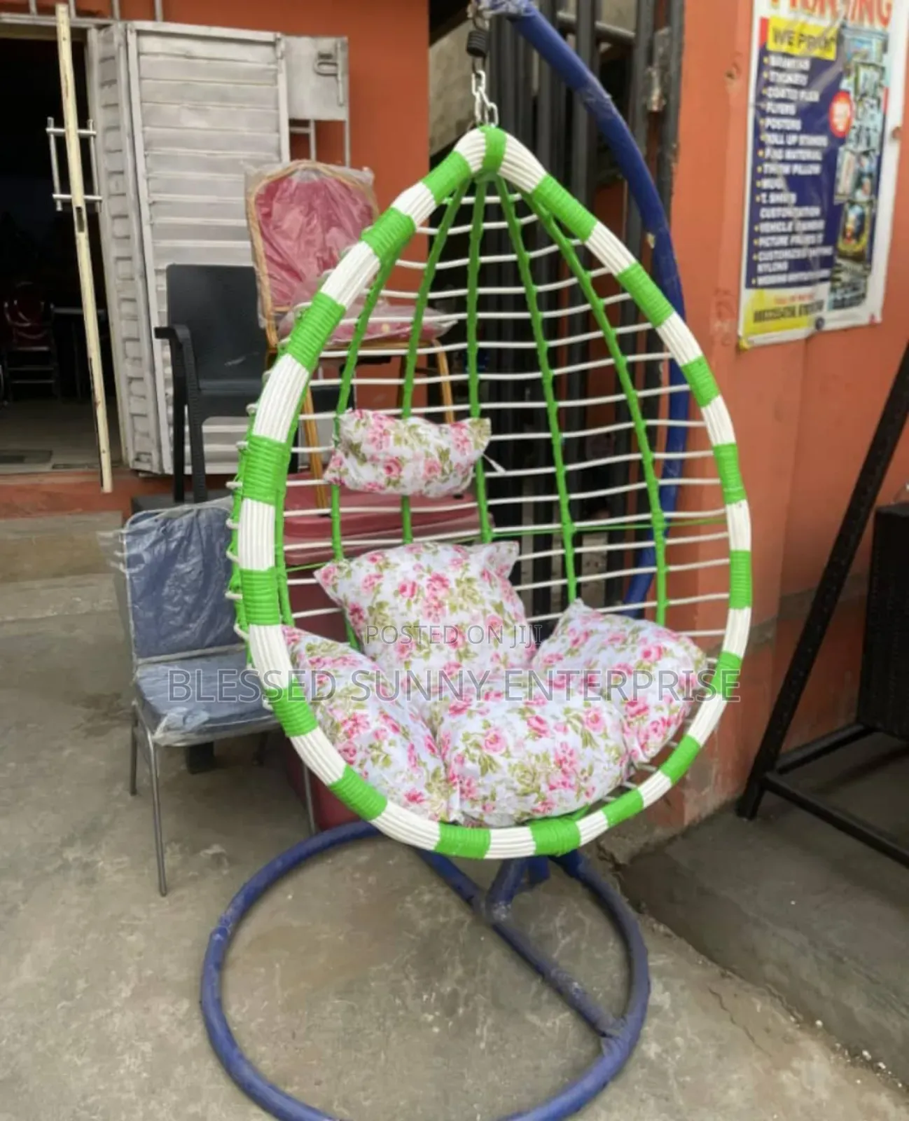 Rattan Swing Chair Single