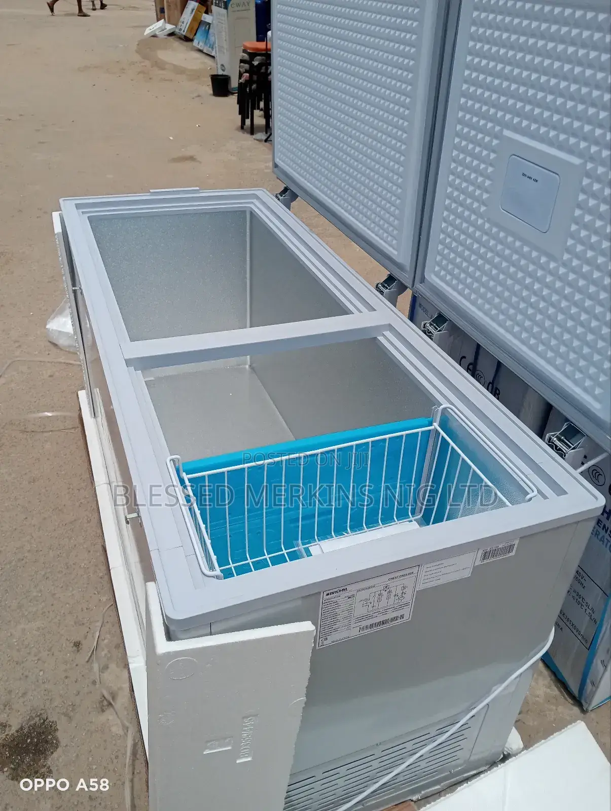 Bruhm Deep Freezer 500litres Double Door