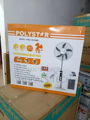 Buy Polystar 18-Inch Rechargeable Fan - PVKL-5018wb Online