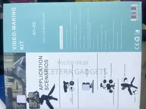  Video Making Kit (Social Media) Mic Led Tripod Remote Control