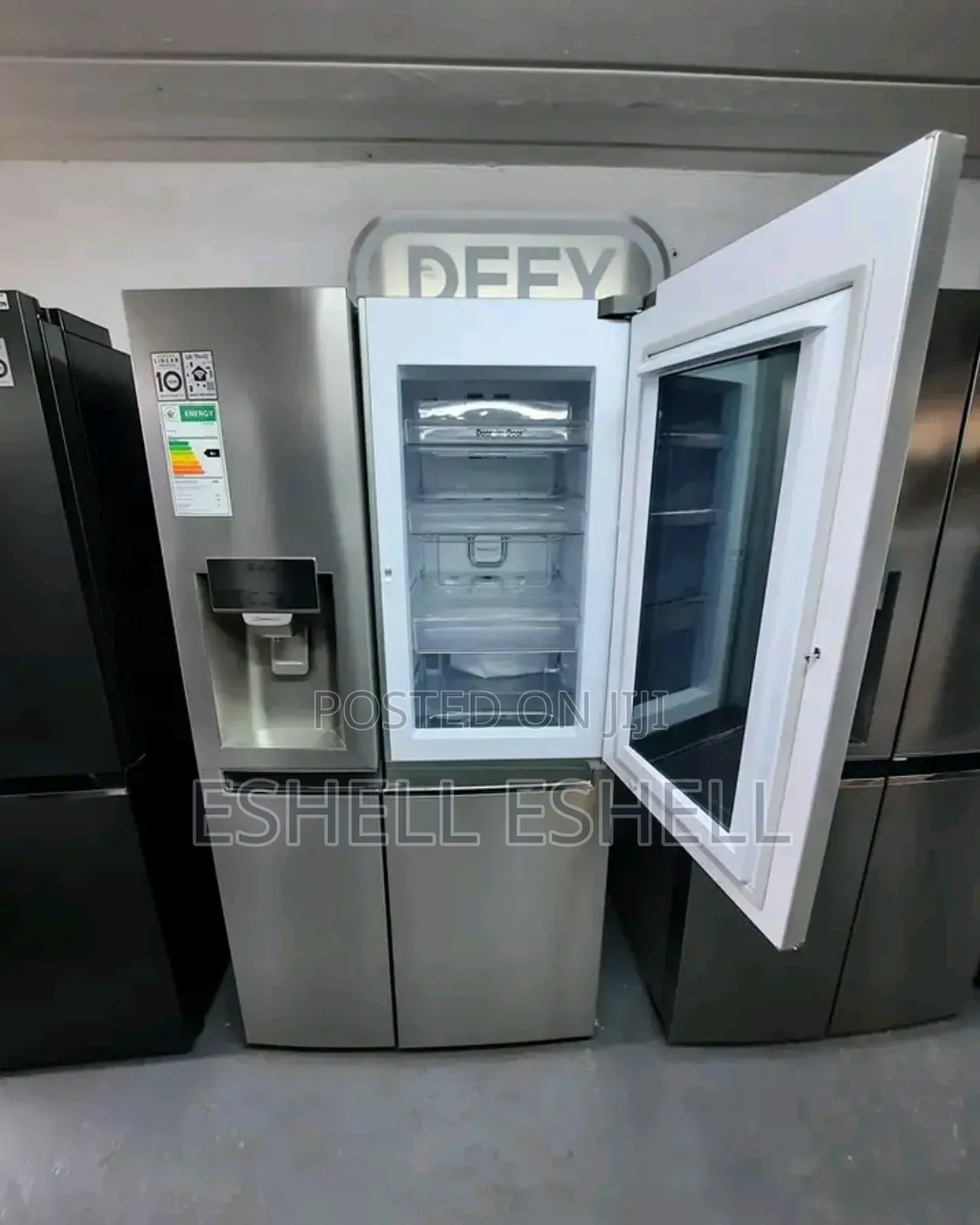 Lg 665ltr Side by Side Instaview Fridge