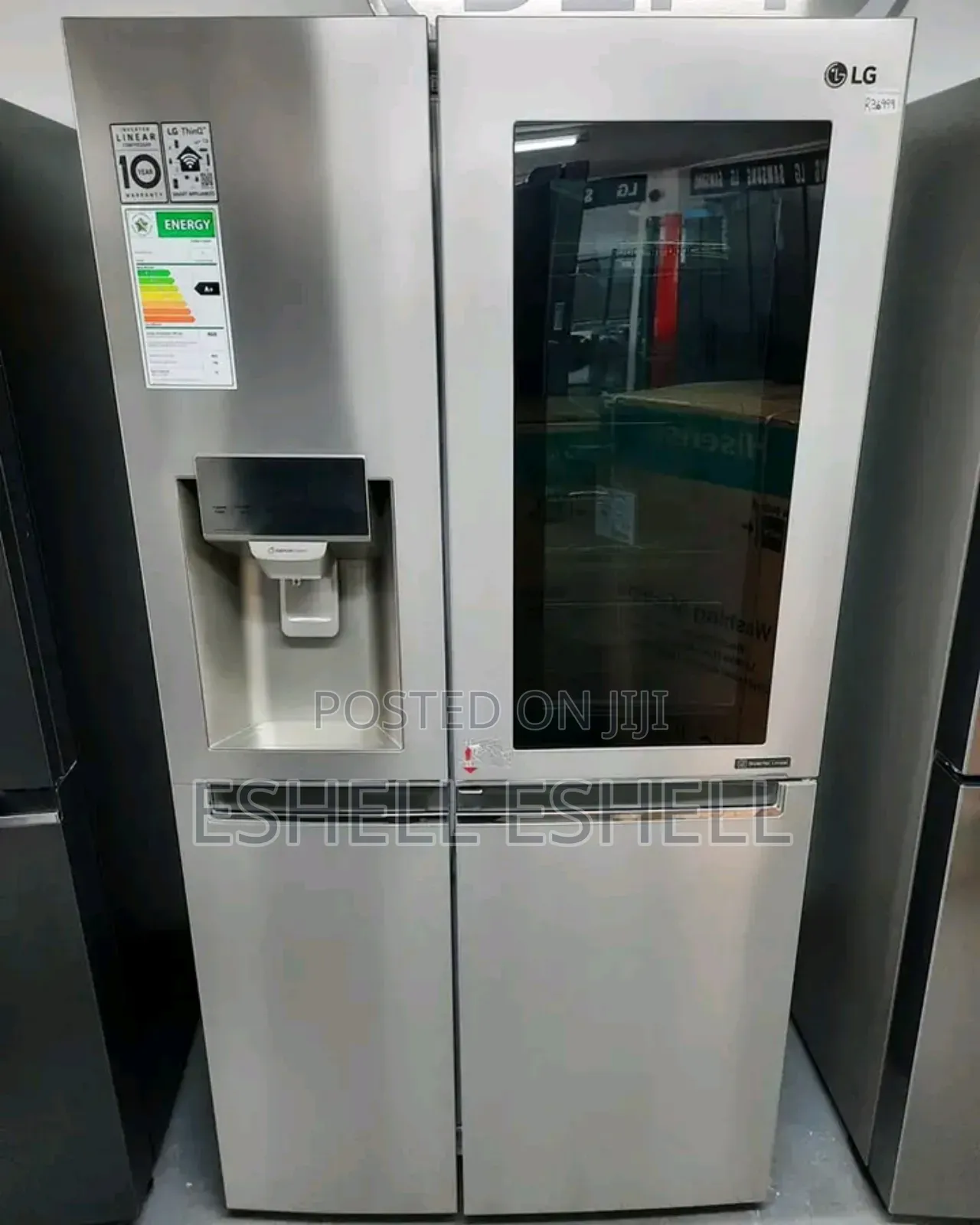 Lg 665ltr Side by Side Instaview Fridge