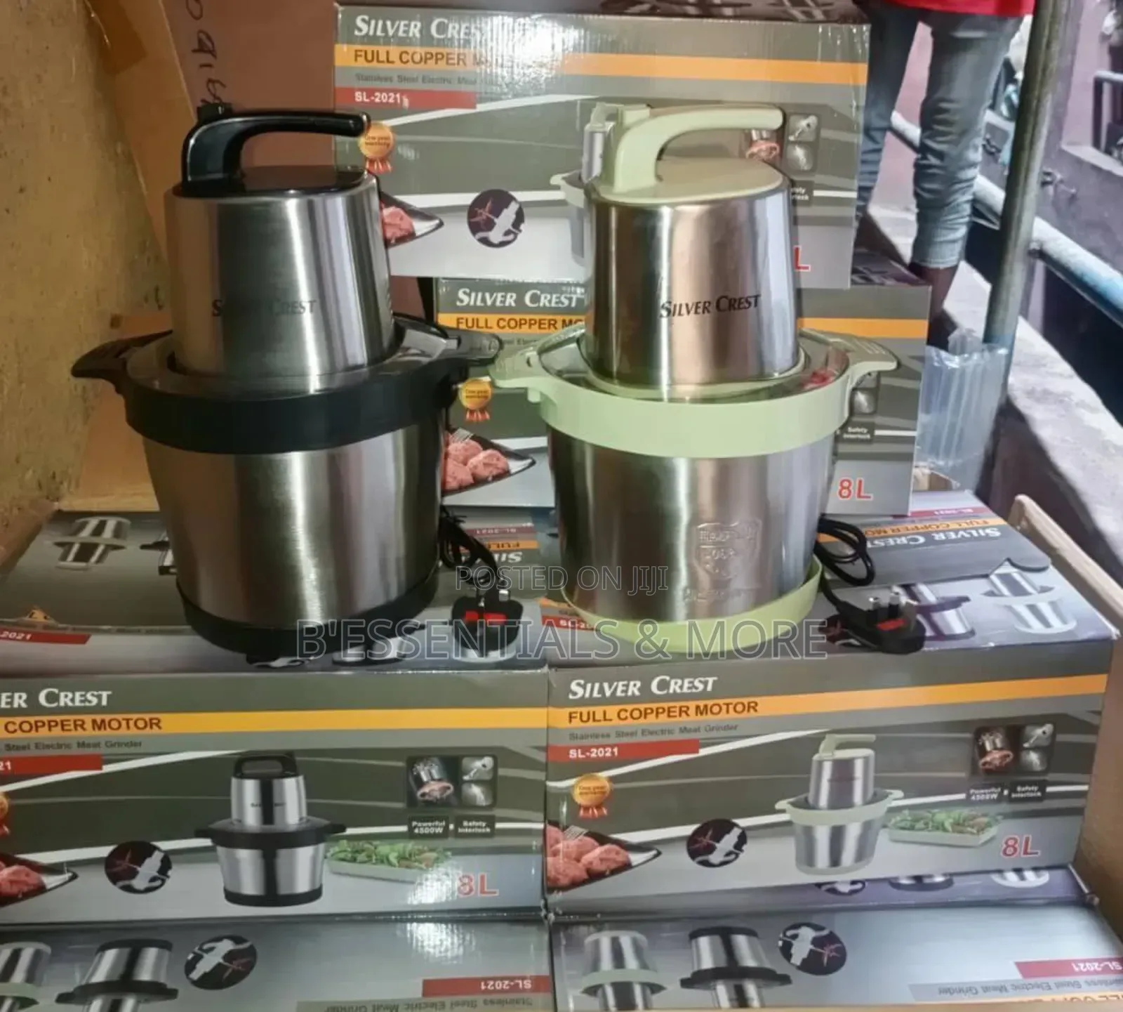 8litres Bowl Silver Crest Yam Pounder and Food Processor