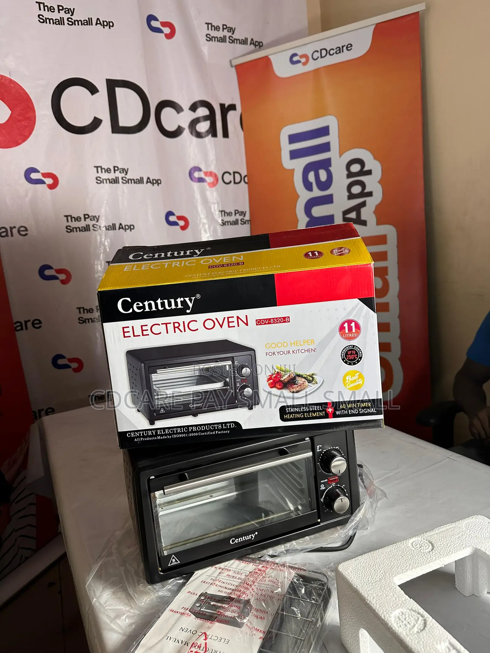 Pay Small Small Century 111l Electric Oven On Cdcare.App