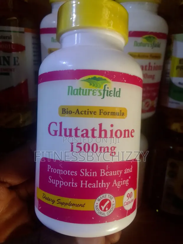 Nature's Field Glutathione 1500mg X 90 Capsules for sale - Fitnessbychizzy   Price:  50,000 on Jiji.ng [Ikorodu]